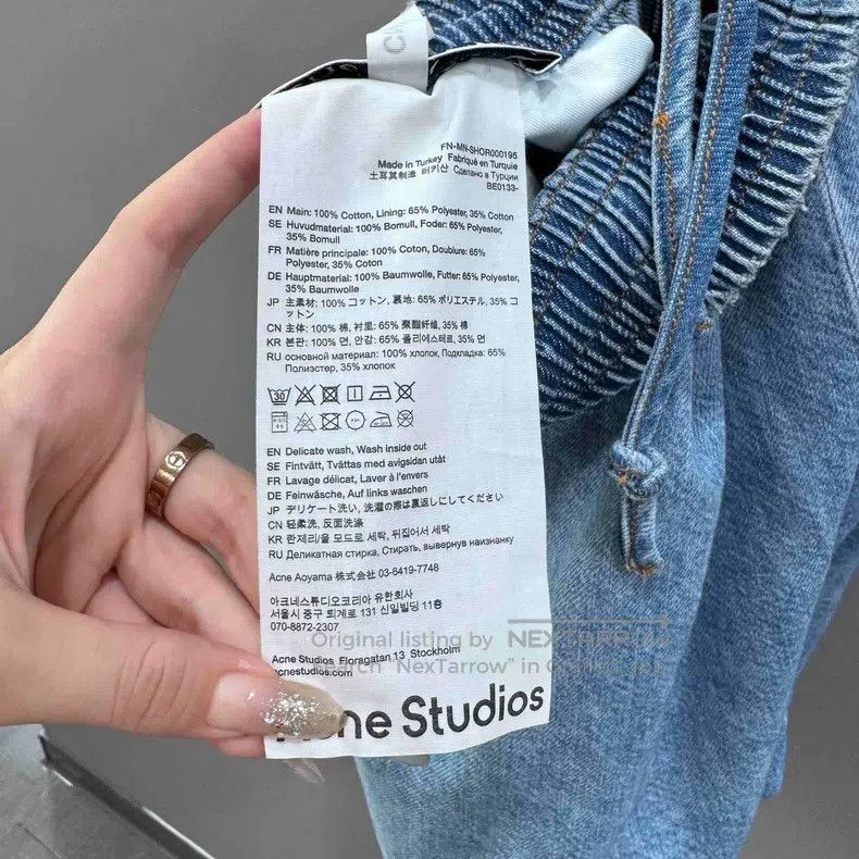 Acne Studios Acne Studios Denim Series Washed Out Solid Color Loose Ela Size 28" / US 6 / IT 42 - 5 Thumbnail