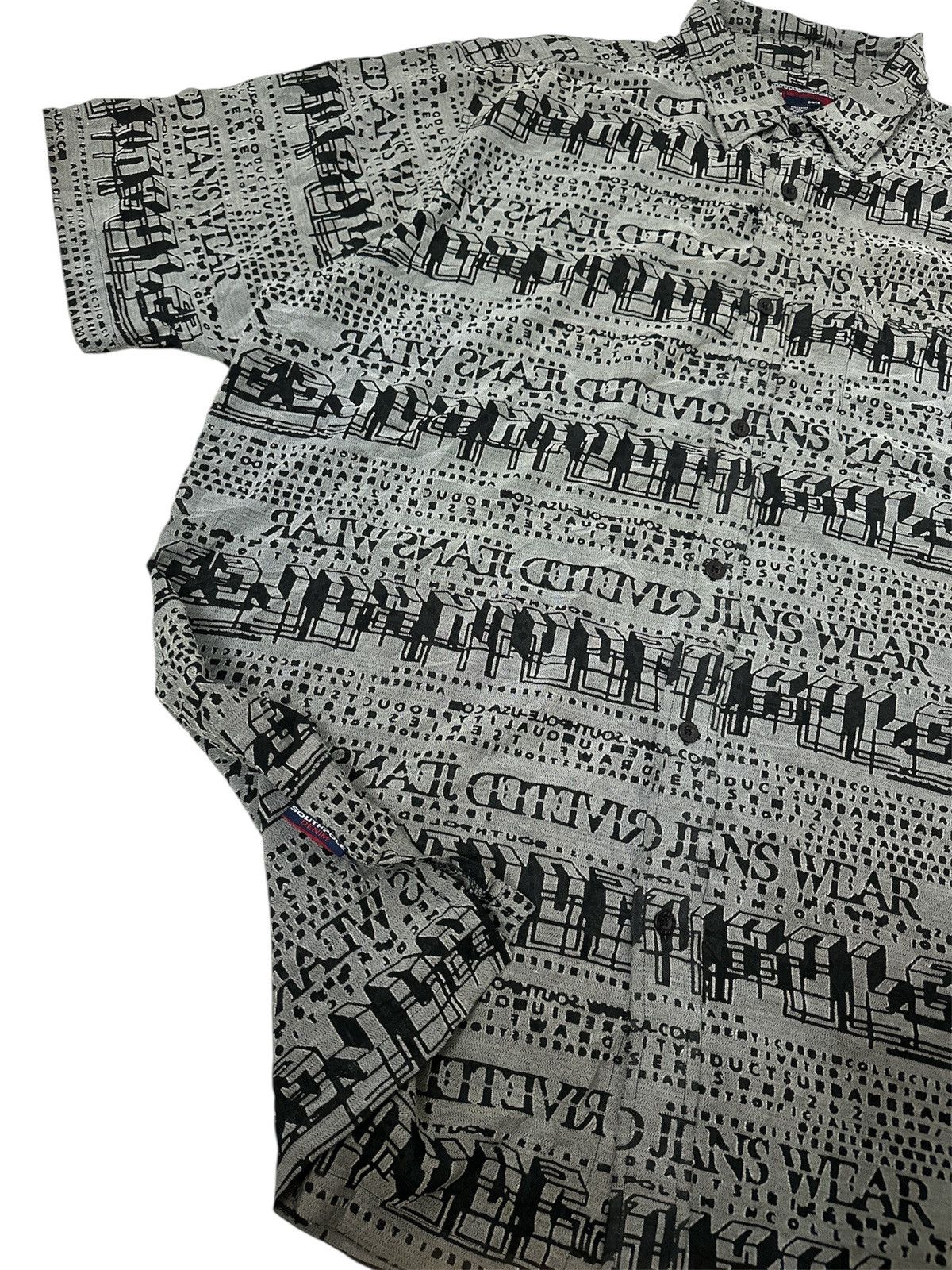 GOA 2000s Southpole Riveted Shirt Y2K Goa Lgb Kmrii Jnco Style Size US XXL / EU 58 / 5 - 2 Thumbnail