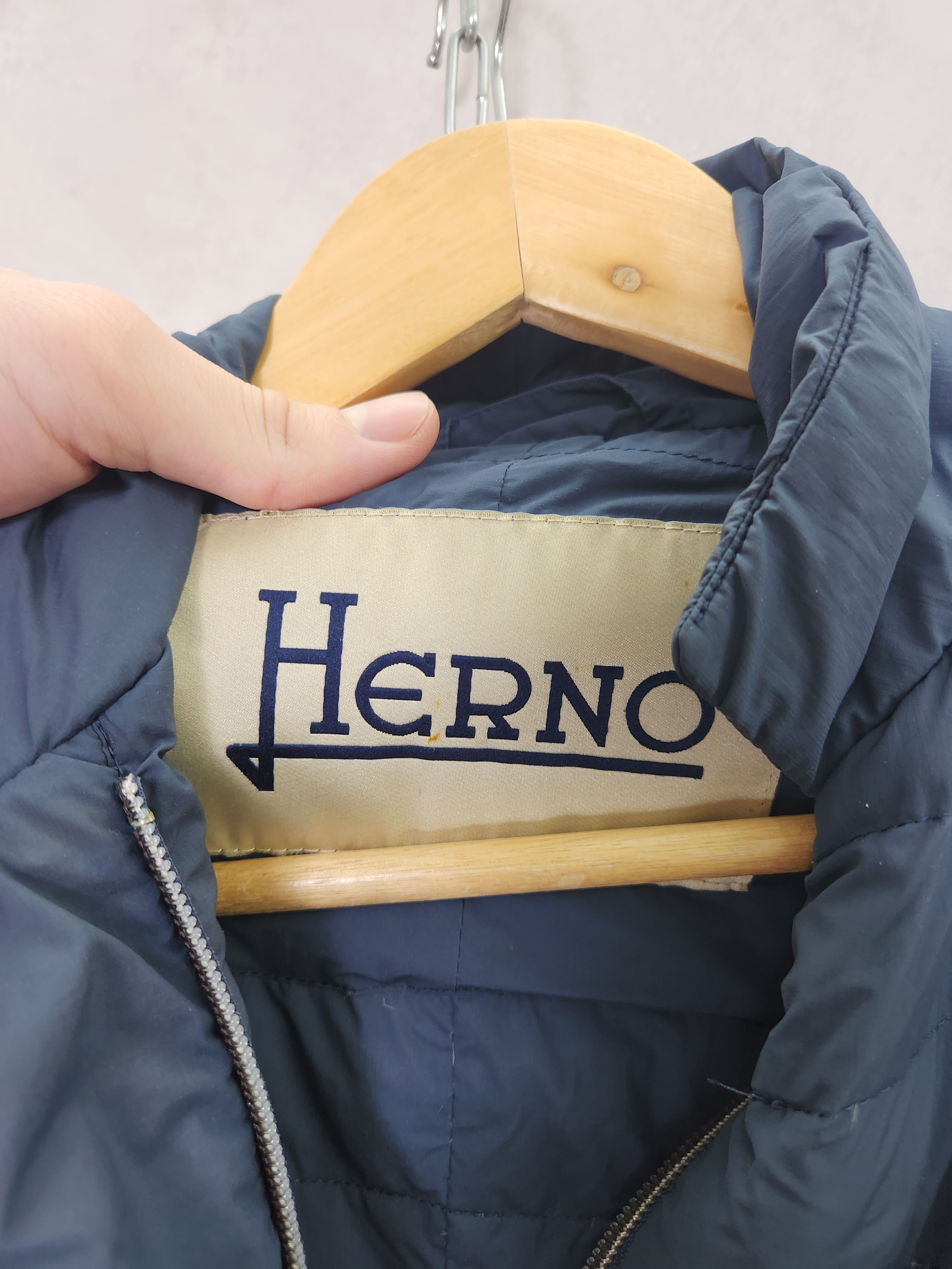 Herno Herno blue light puffir jacket button ups size 44 Size M / US 6-8 / IT 42-44 - 11 Thumbnail