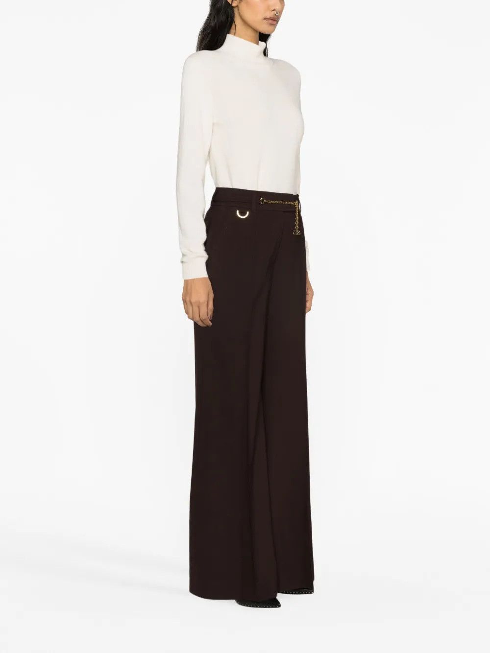Zimmermann oc11z0225 Luminosity Tailored Trouser in Dark Brown Size 27" / US 4 / IT 40 - 3 Thumbnail