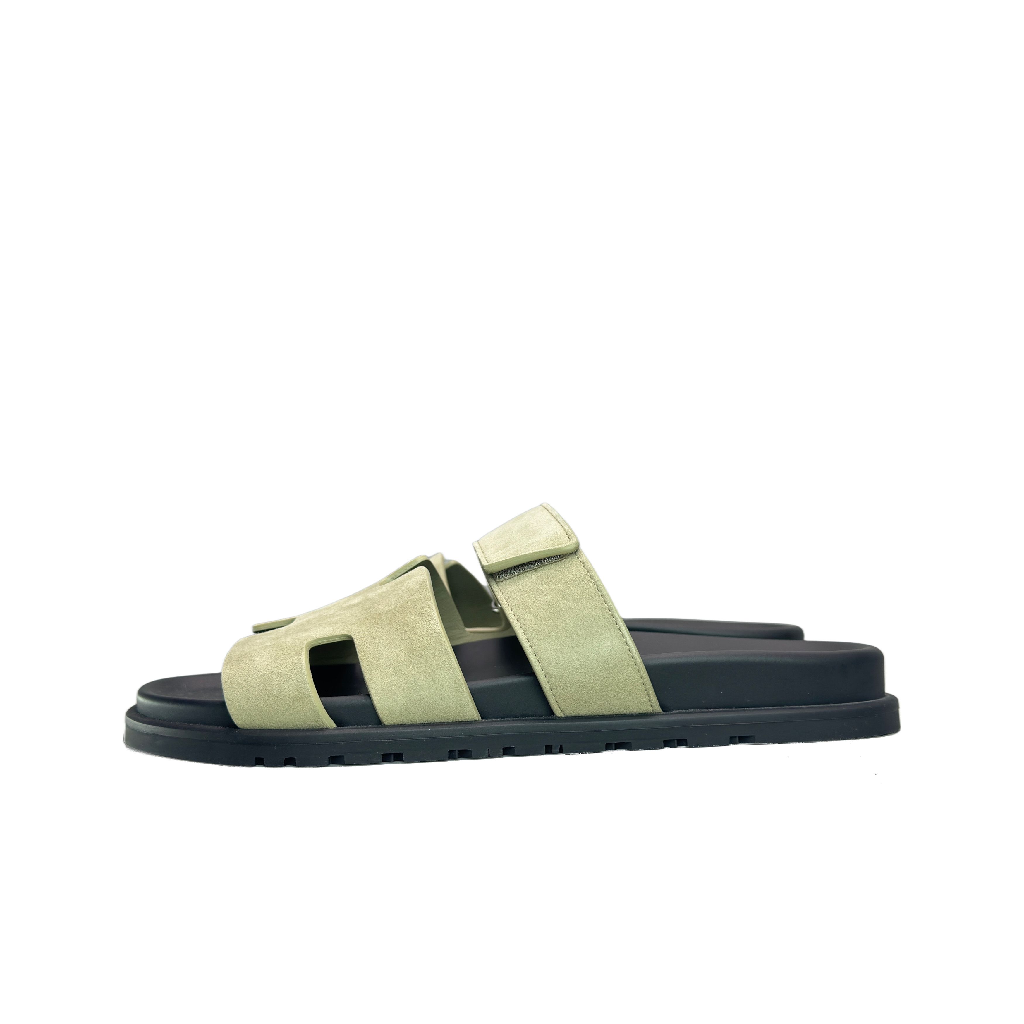 Hermes HERMÈS Chypre Suede Sandals Size 9 Size US 9 / EU 42 - 1 Thumbnail