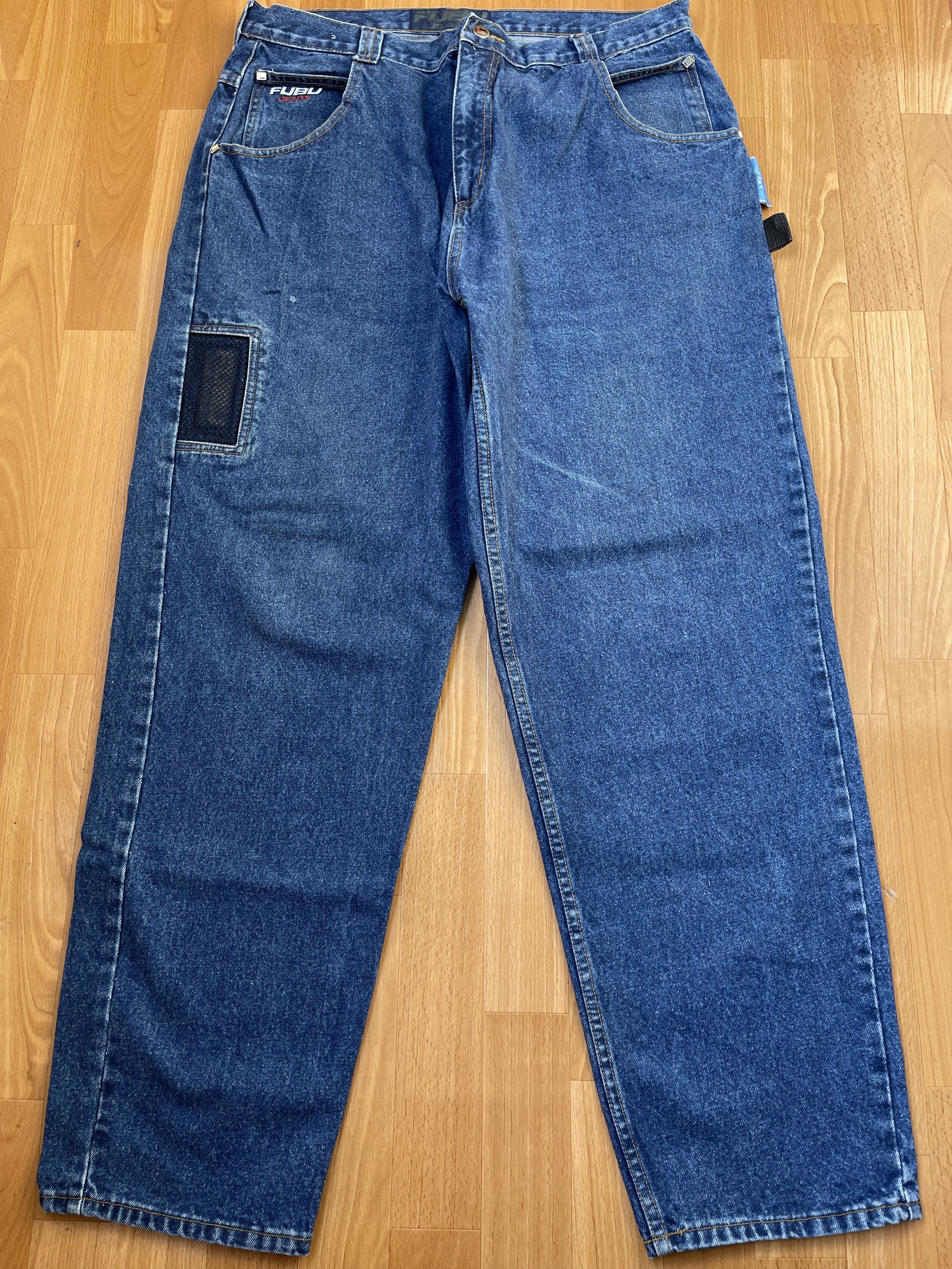 Fubu FUBU jeans, vintage baggy jeans, 90s hip hop skater Y2K 38 Size US 38 / EU 54 - 2 Thumbnail