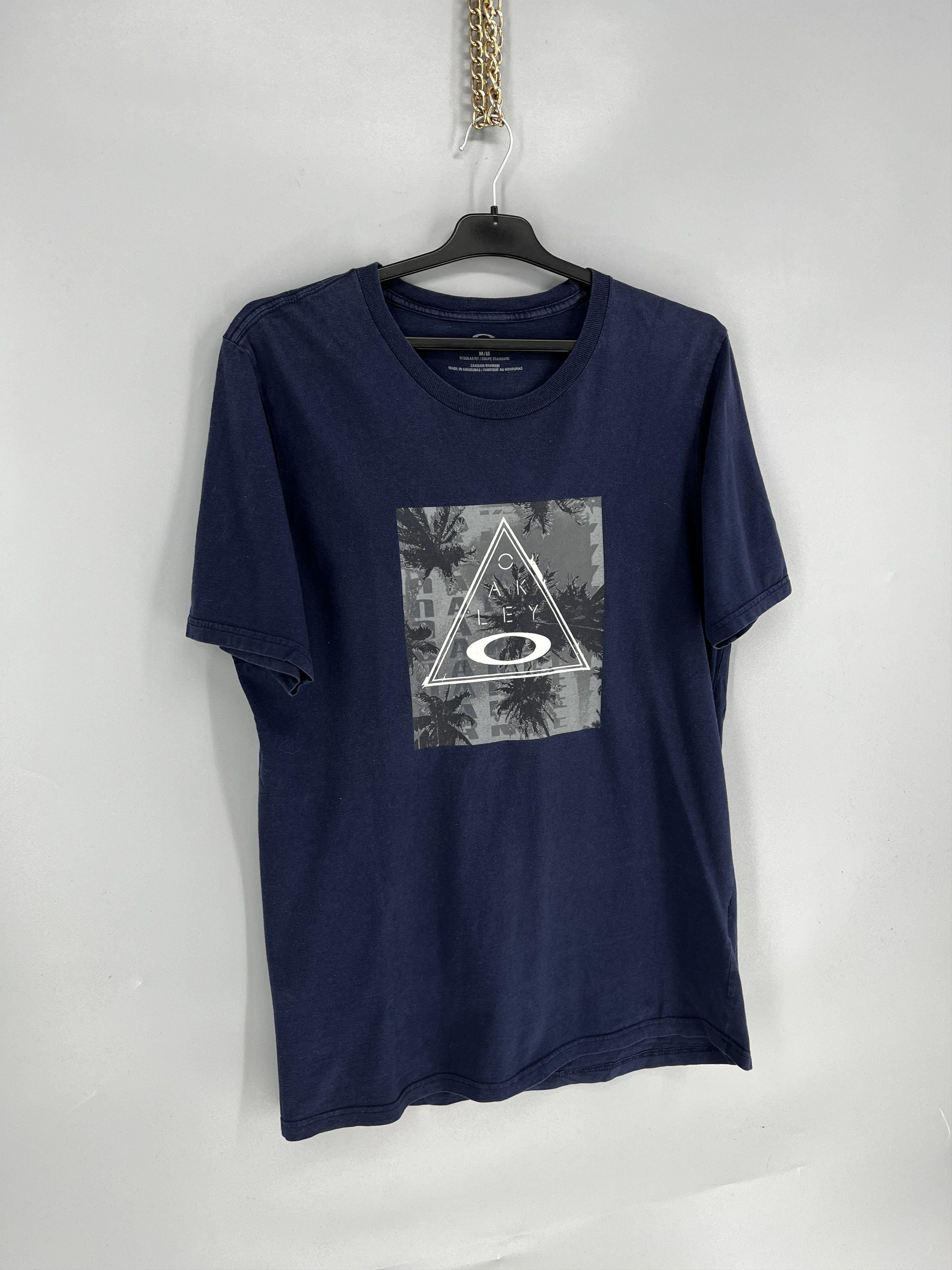 Oakley Oakley Pyramid Palm Tree Shirt Size M Surf Skate Blue Size US M / EU 48-50 / 2 - 2 Thumbnail
