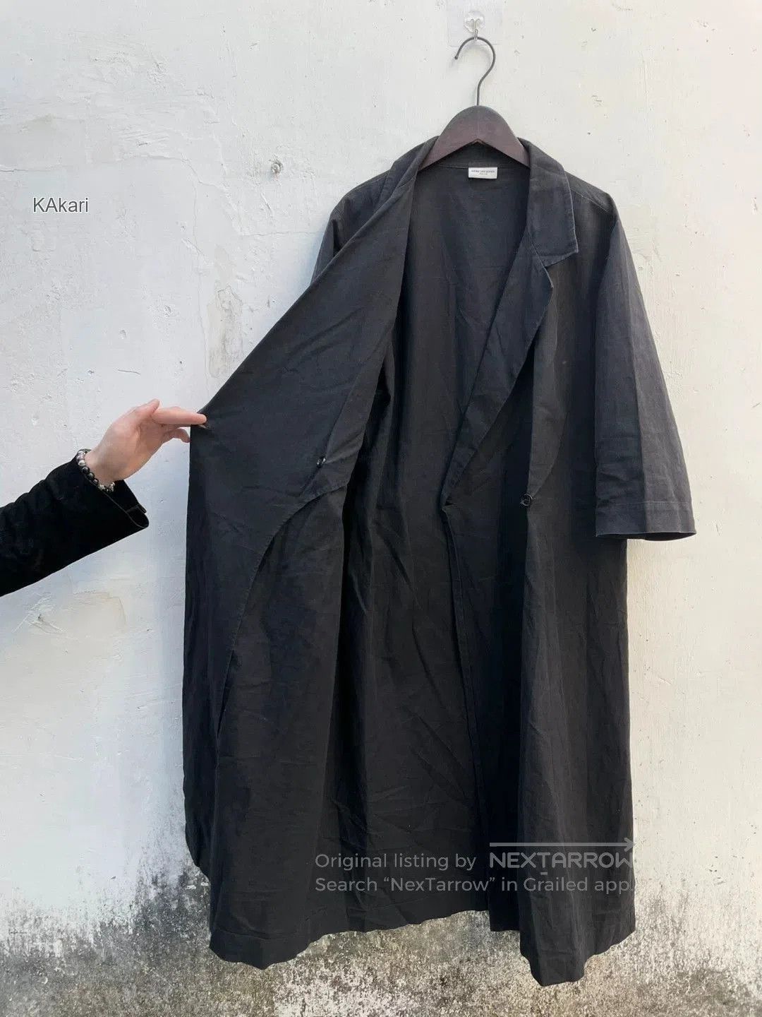 Dries Van Noten Black Longline Light Jacket Size S. Size US S / EU 44-46 / 1 - 1 Thumbnail