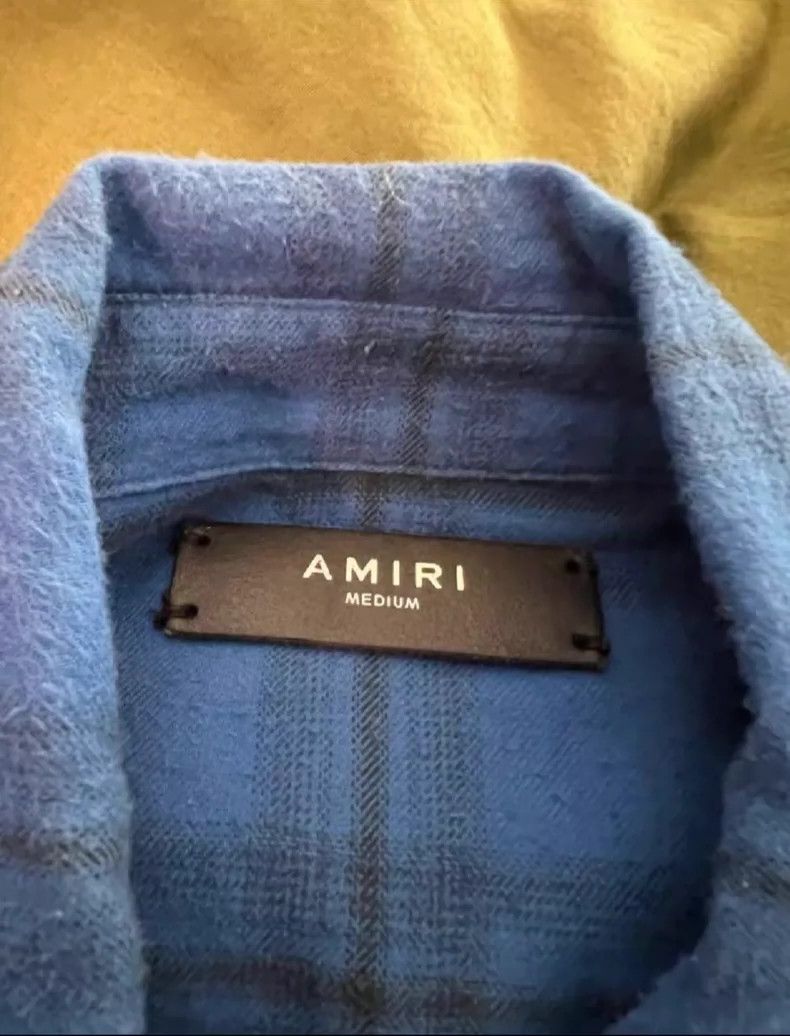 Amiri AMIRI Blue Shark Shirt 2501-Nextarrow Size US M / EU 48-50 / 2 - 3 Thumbnail