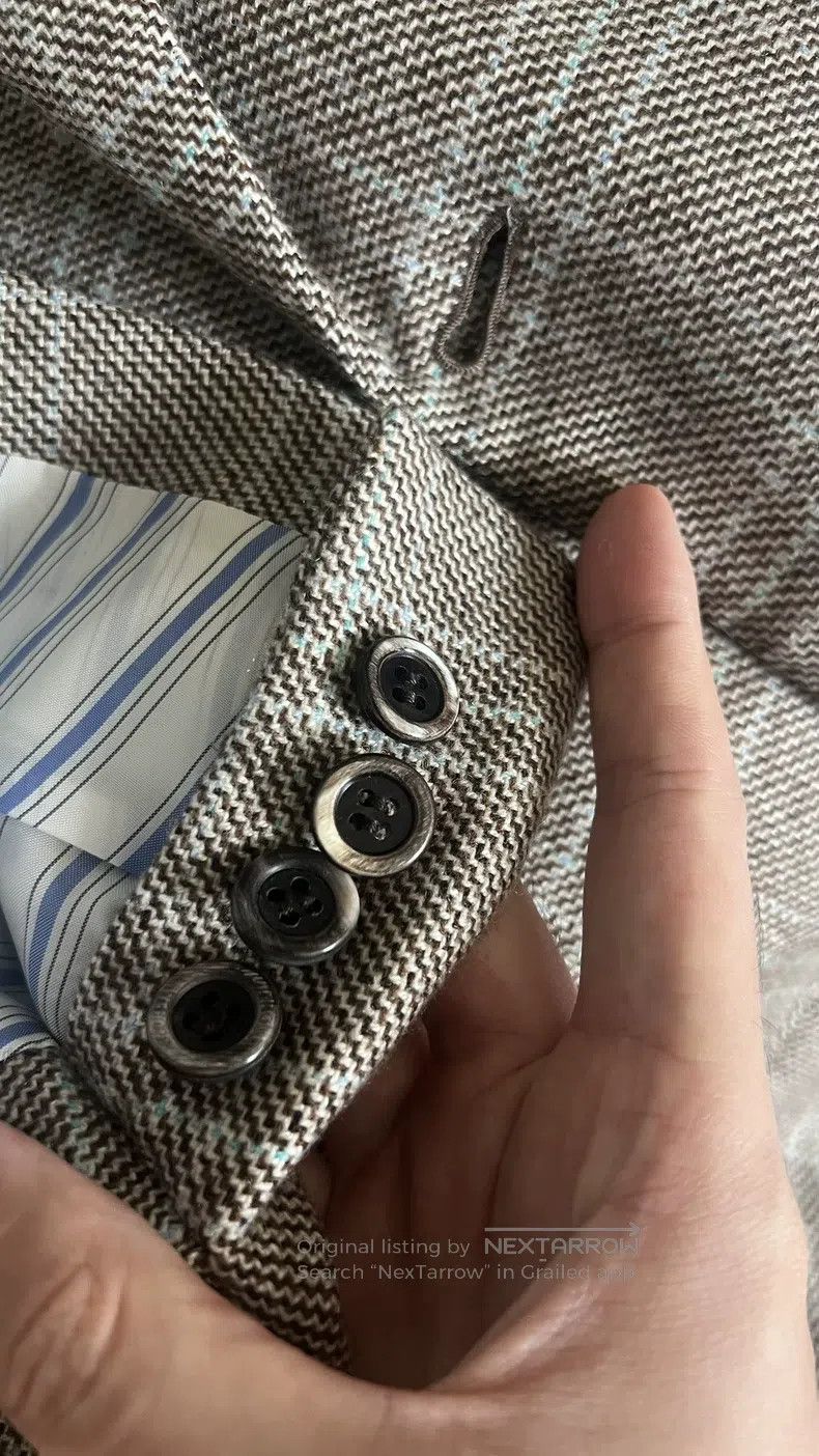 Brioni Brioni Tartan Overcoat Size US L / EU 52-54 / 3 - 4 Thumbnail