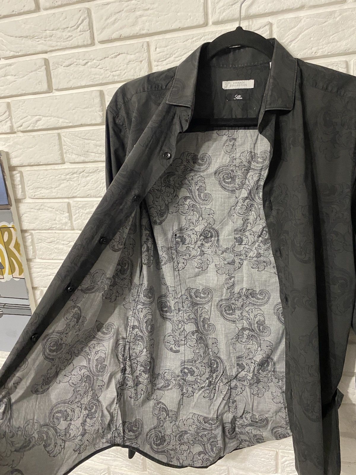 Versace Shirt Gianni Versace Black Size US S / EU 44-46 / 1 - 7 Thumbnail