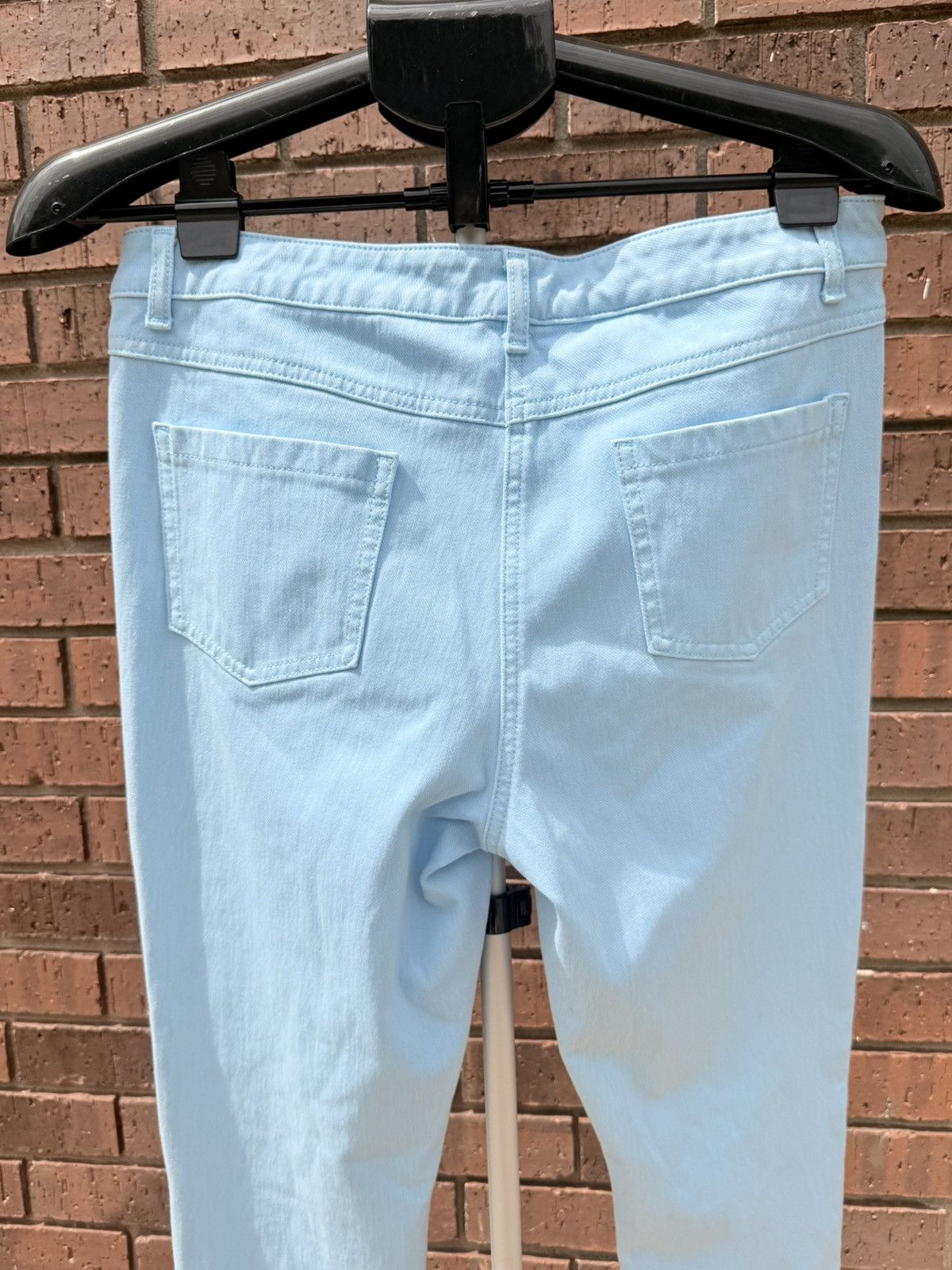 J.McLaughlin J. McLaughlin Womens Ice Blue Lexi Jeans Stretch Pants Size 32" / US 10 / IT 46 - 7 Thumbnail