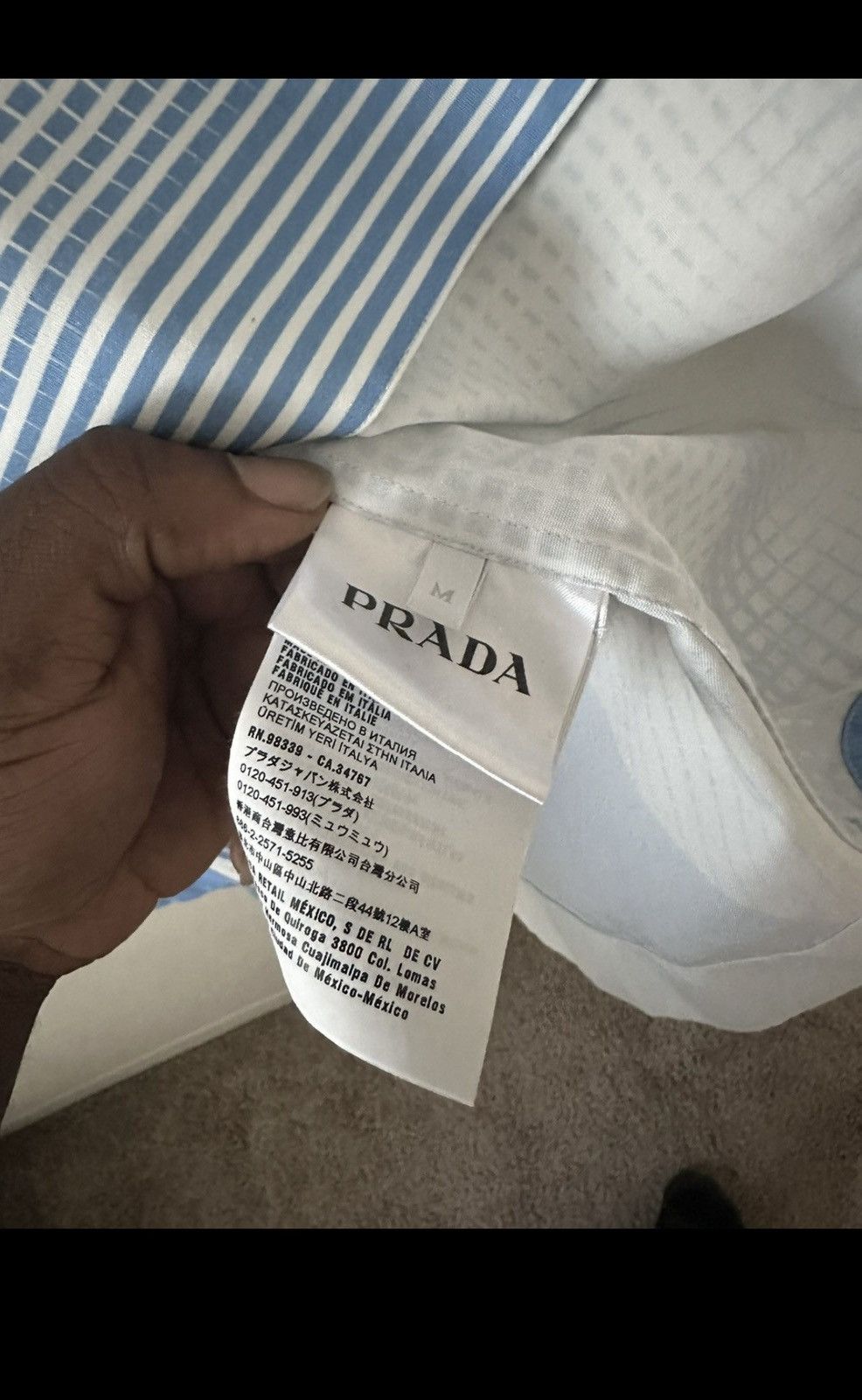 Prada Prada Shirt , Medium Size US M / EU 48-50 / 2 - 4 Thumbnail