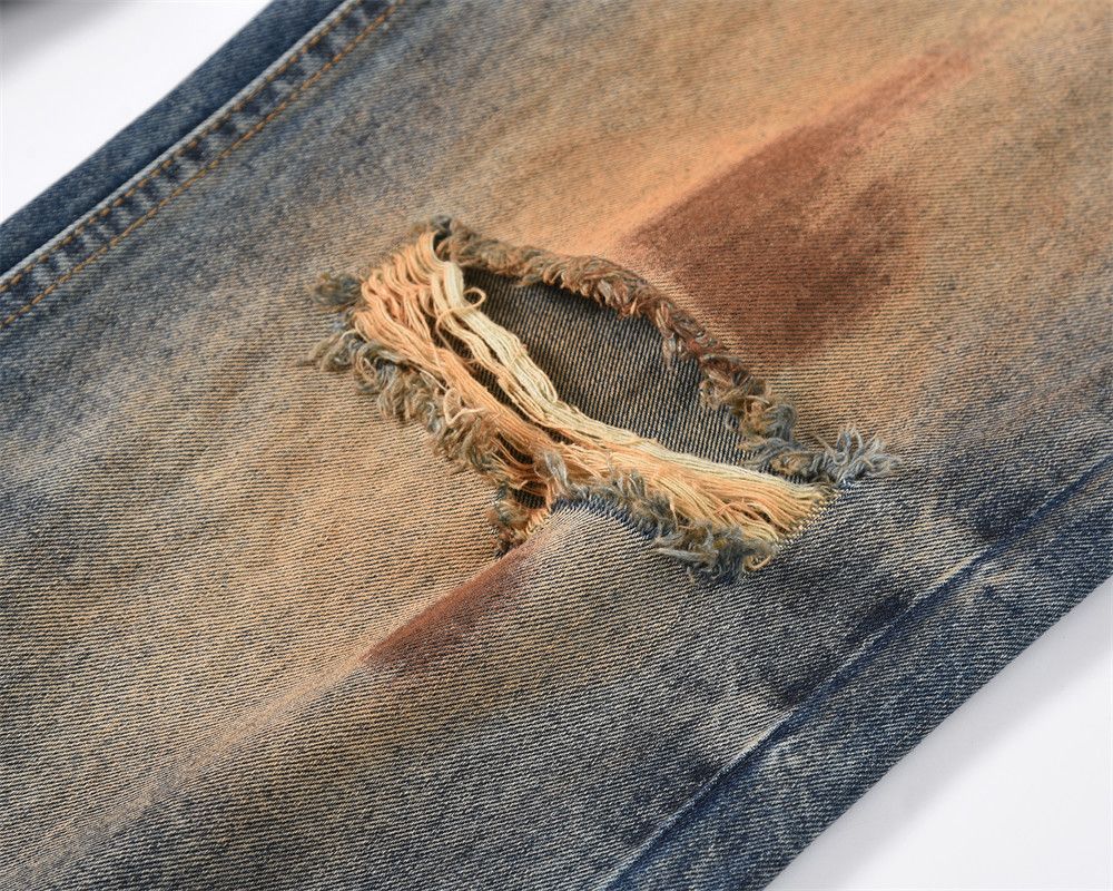 Japanese Brand × Vintage Washed Gradient Jeans Size US 32 / EU 48 - 8 Thumbnail