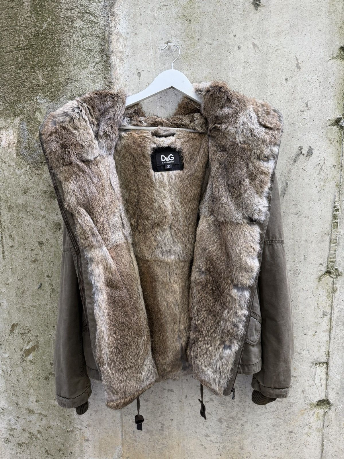 Dolce & Gabbana Dolce & Gabbana Rabbit Fur Lined Parka Size US M / EU 48-50 / 2 - 2 Thumbnail