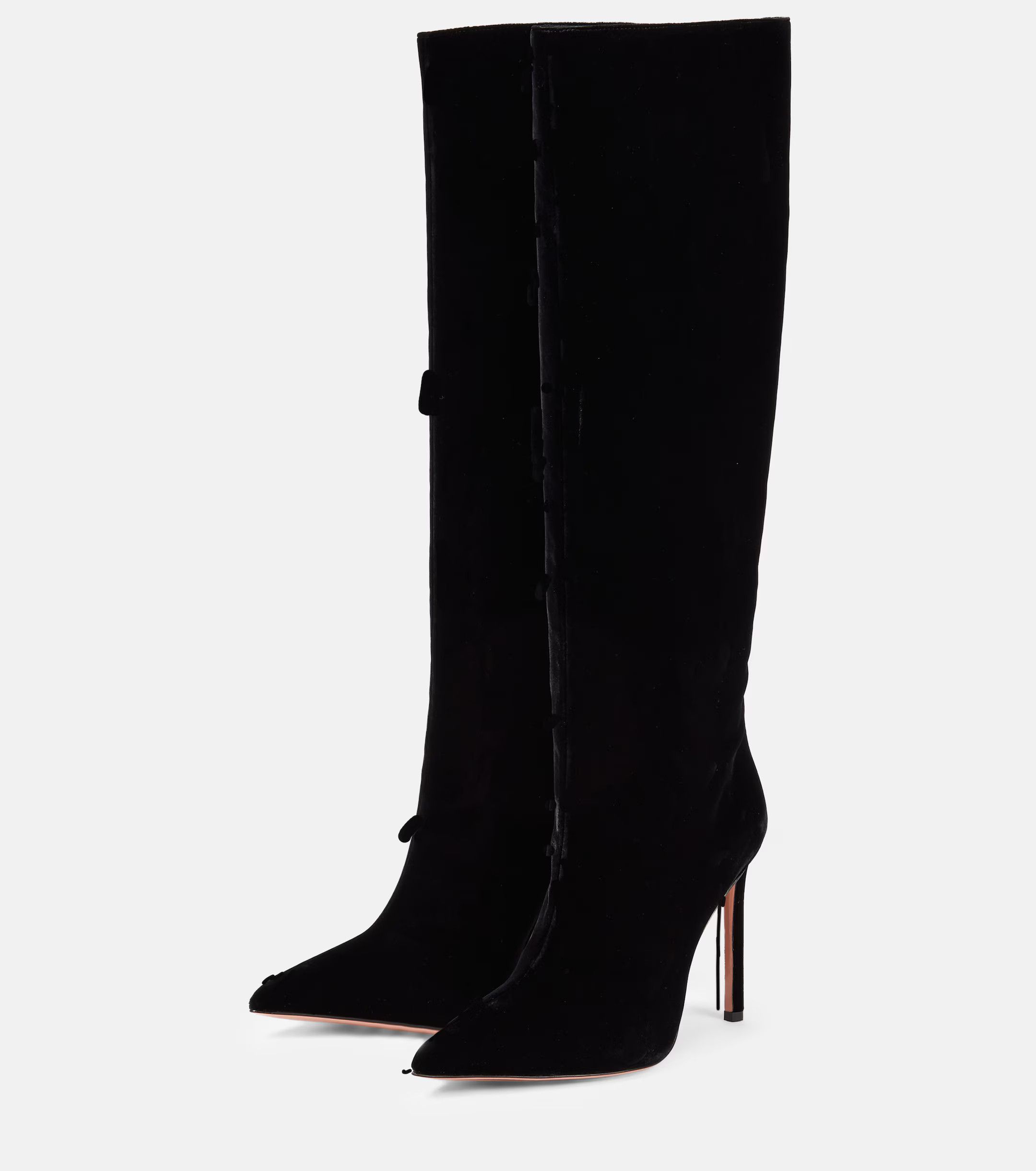 Aquazzura o1srvl11e1024 Boot in Black Size US 7 / IT 37 - 4 Thumbnail