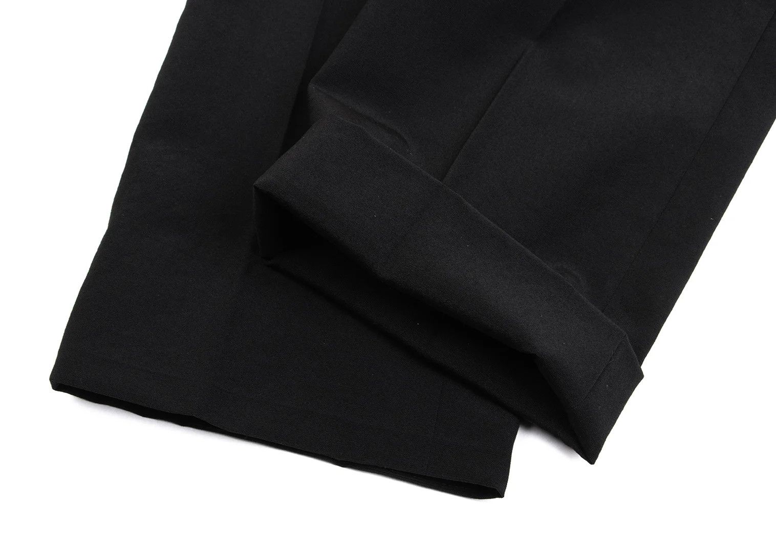 Jean Paul Gaultier Wool Center Press Straight Pants in Black Size 50 Size US 34 / EU 50 - 7 Thumbnail