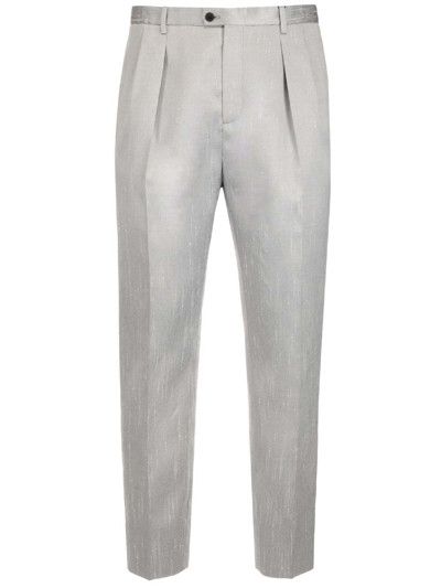 o1bcso1str0924 Hight Rise Pants in Silver