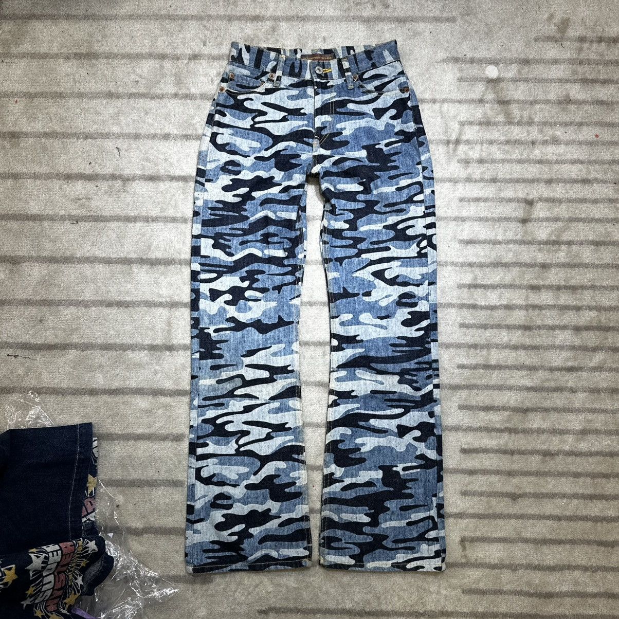 Hysteric Glamour 90s Ozone Community Hysteric Glamour Camo Denim Jeans Size 24" / US 00 / IT 34 - 1 Thumbnail