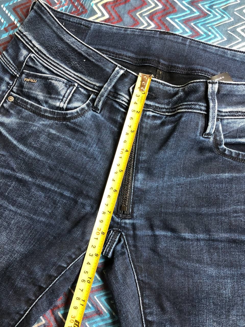 G-Star × Vintage G-Star Raw Y2K faded distressed denim ripped Jeans Size 30" / US 8 / IT 44 - 15 Thumbnail