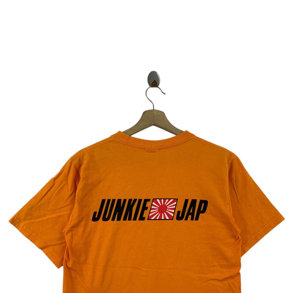 Japanese Brand × Vintage Vintage JUNKIE JAP Japanese Brand Logo Print Orange Short Size US S / EU 44-46 / 1 - 2 Thumbnail