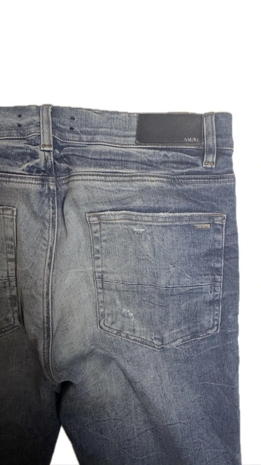 Amiri Amiri distressed blue jeans Size US 34 / EU 50 - 4 Thumbnail