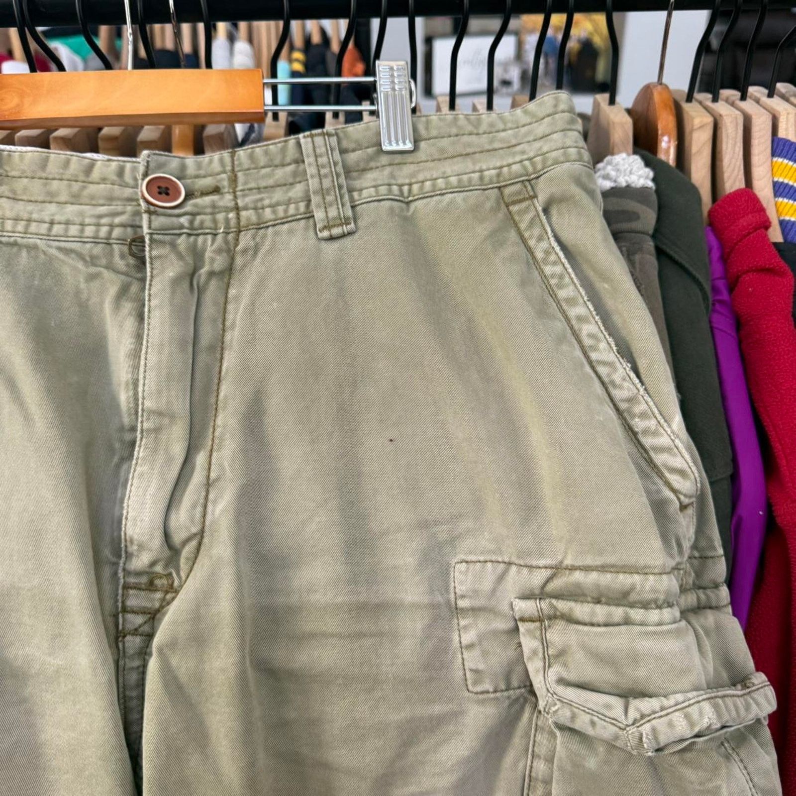 Polo Ralph Lauren Vintage 90s Polo Ralph Lauren Distressed & Faded Cargo Pants Size US 36 / EU 52 - 3 Thumbnail
