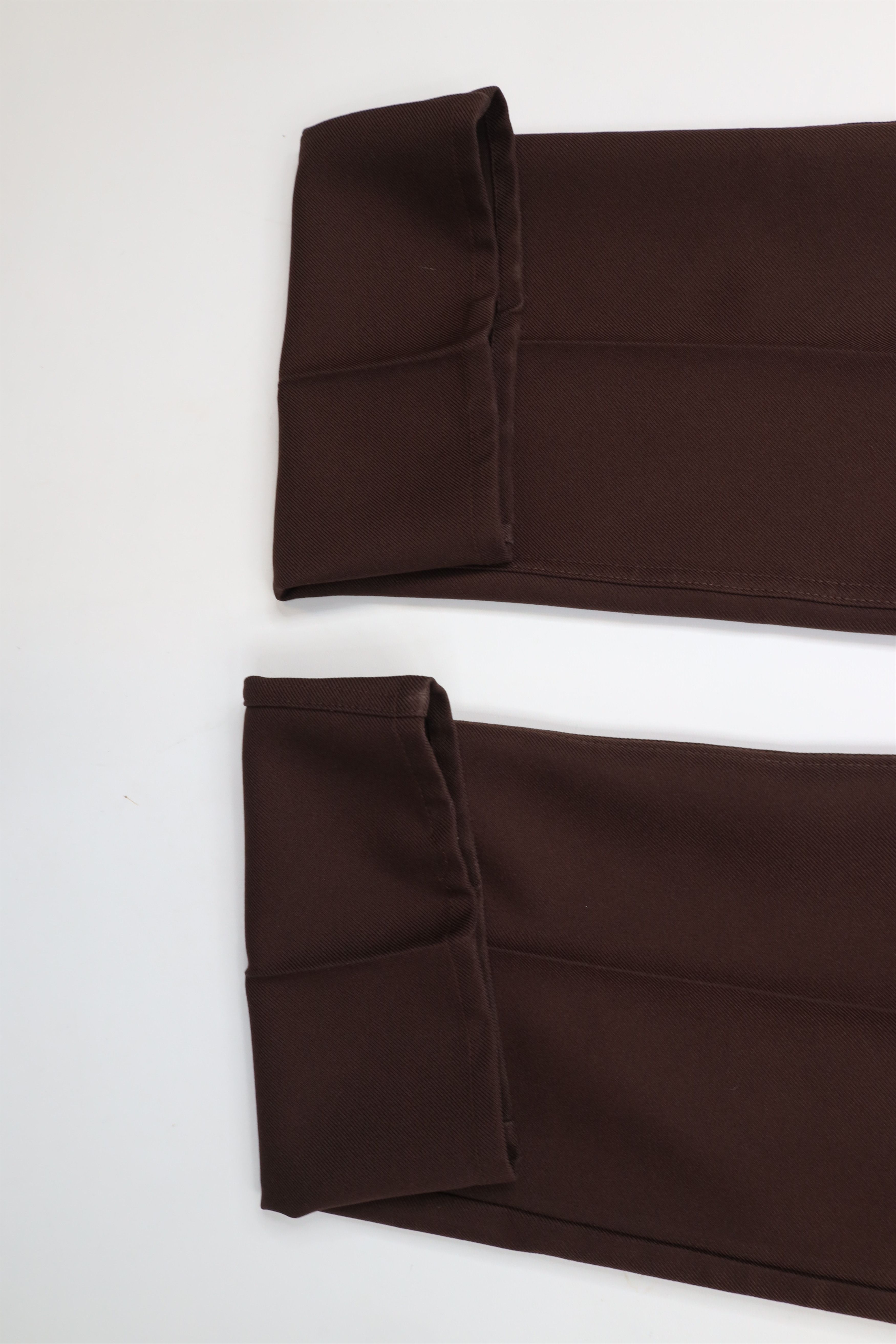 Levi's × Vintage Vintage Y2K 2001 Levis Wide Leg Knit Chino Pants Brown Size US 40 / EU 56 - 5 Thumbnail