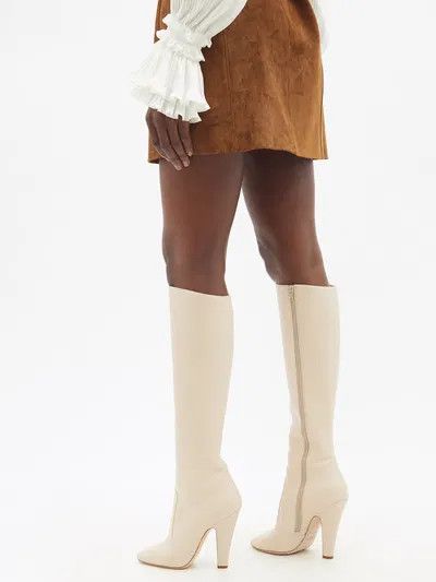 Saint Laurent Paris o1y0126 Boots in Beige Size US 6 / IT 36 - 4 Thumbnail
