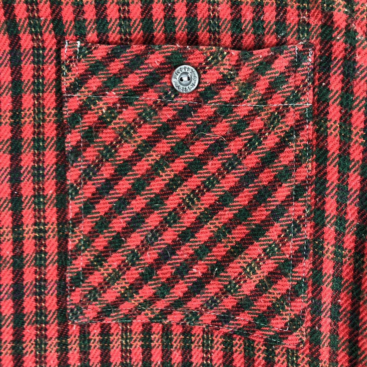 Japanese Brand Vintage 80's Flannel Checkered Double Pocket by Kitty Size US M / EU 48-50 / 2 - 9 Thumbnail