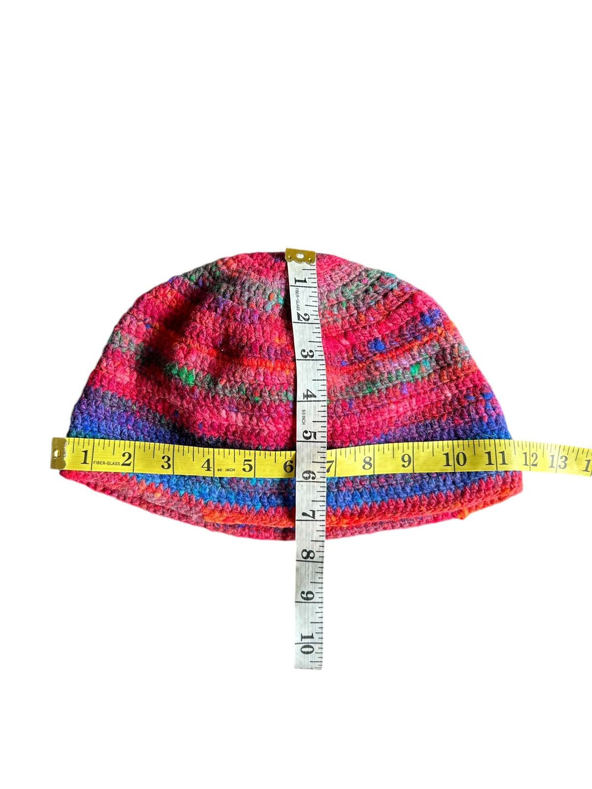 Japanese Brand × Kapital × Vintage Crochet knitted handmade Beanie Hats Rare☠️☠️ Size ONE SIZE - 6 Thumbnail