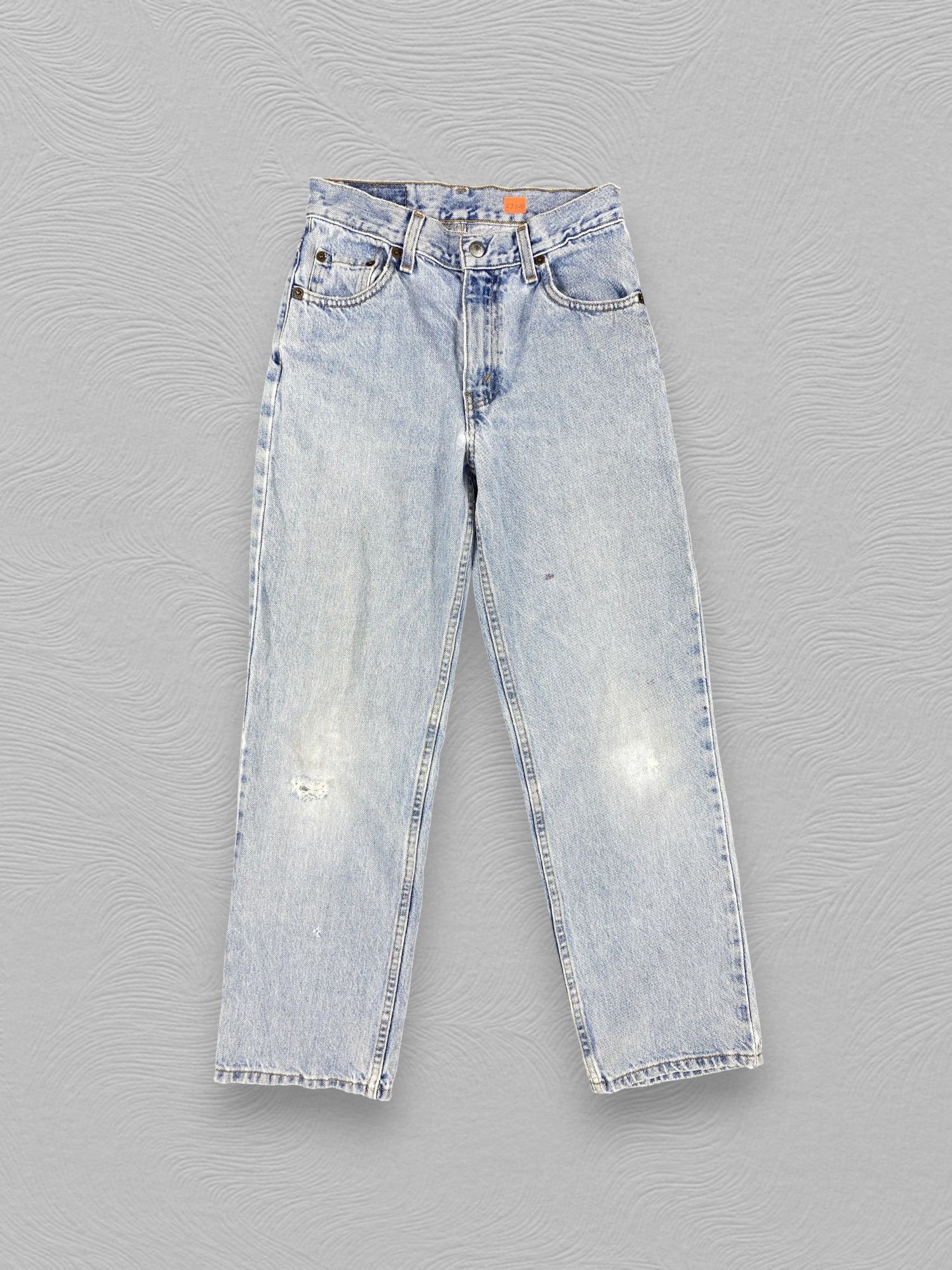 Levi's Light Blue Wash Vintage Levi's 550 25x27 Denim -SJ028 Size US 26 / EU 42 - 1 Thumbnail