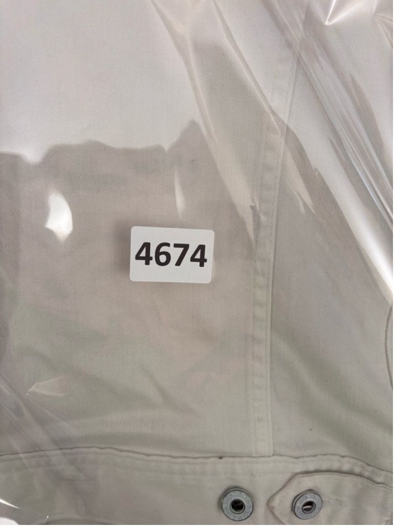 AG Adriano Goldschmied Women's AG Adriano Goldschmied Denim Jacket XS White Size XXS / US 00 / IT 34 - 14 Thumbnail