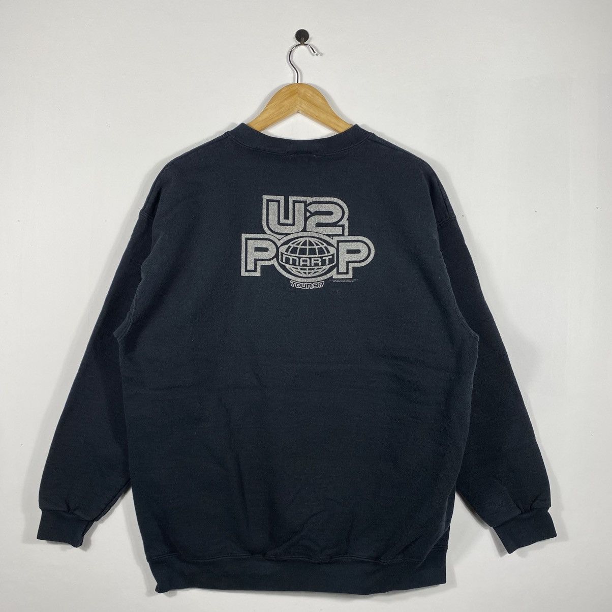 Band Tees Vintage 90's U2 Pop Mart Tour '97 Band Crewneck Sweatshirt Size US XL / EU 56 / 4 - 4 Thumbnail
