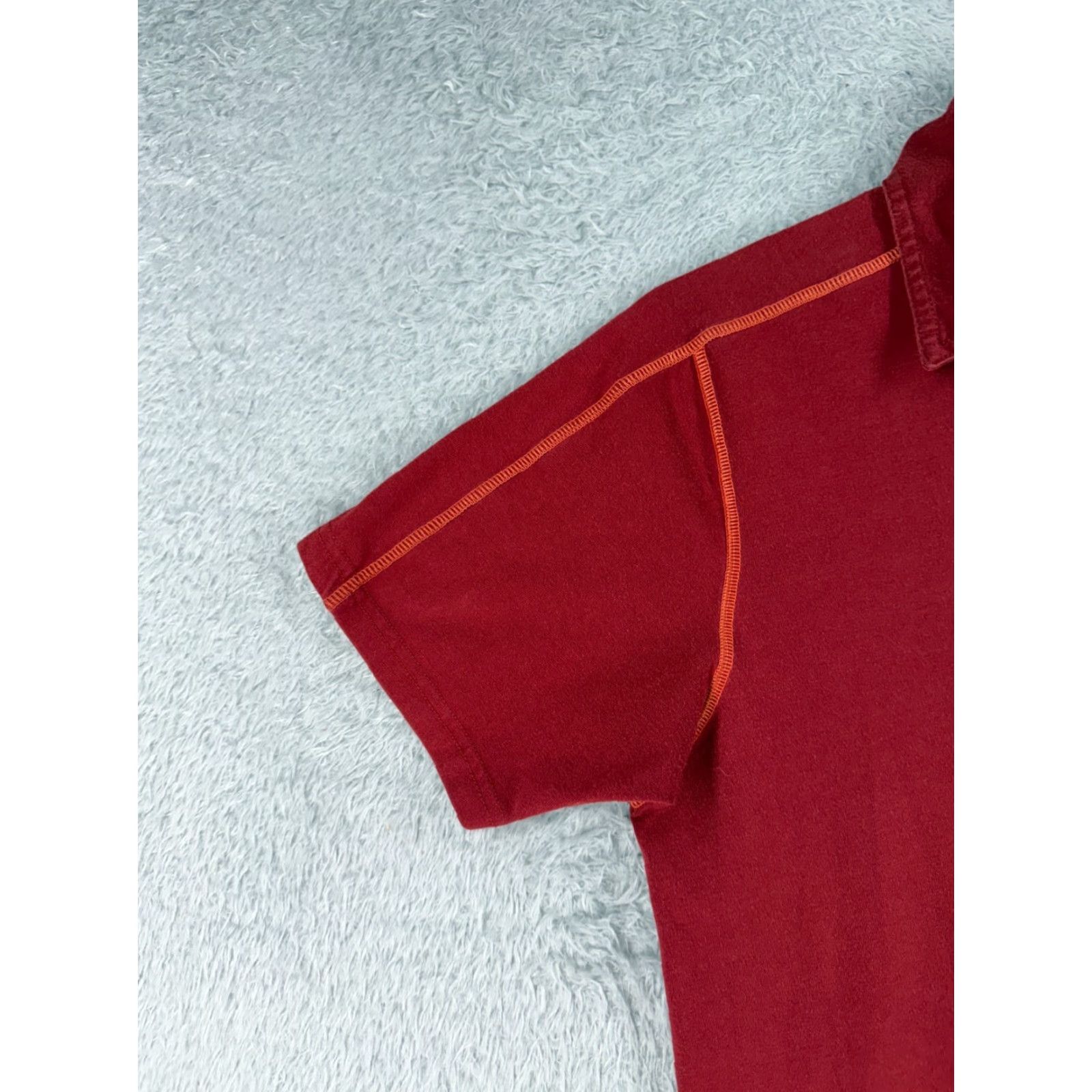 Patagonia Patagonia Polo Shirt Adult Medium Red Short Sleeve Polo Shirt, Patagonia, Red, Short Sleeve, Jersey, Regular Fit, Men, 36 in Chest, 26 in Length Size US M / EU 48-50 / 2 - 3 Thumbnail