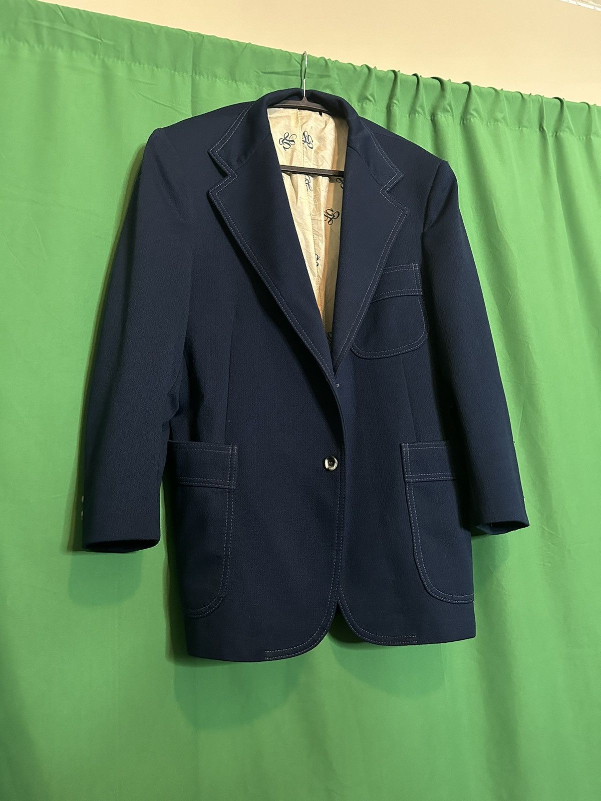 Levi's Levi’s Panatela vintage blue disco era blazer leisure jacket Size 38R - 11 Thumbnail