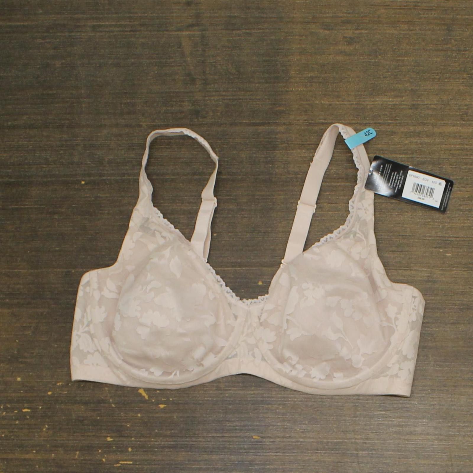 Balenciaga Nwt Bali Smooth Lace Bra Womens Df6590 Sandshell Brown 42c Size ONE SIZE - 1 Thumbnail