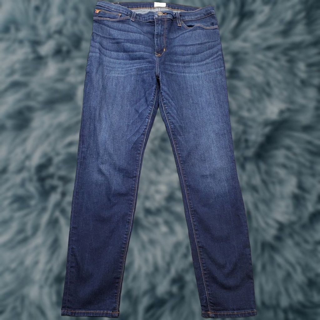 Hudson Hudson Womens Jeans 33 Blue Denim Stretch Mid Rise Skinny 5-Pocket Inseam 26.75" VINTAGE No Size 24" / US 00 / IT 34 - 1 Thumbnail
