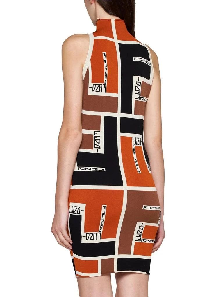 Fendi o1y0925 Mini Dress in Multicolor Size S / US 4 / IT 40 - 4 Thumbnail