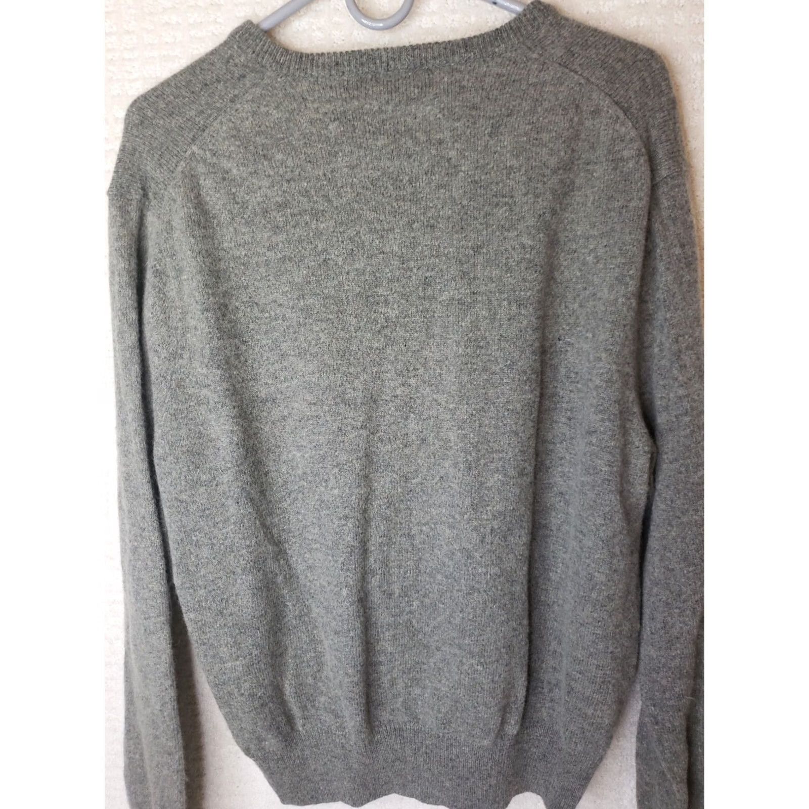 Polo Ralph Lauren Polo Ralph Lauren Sweater Mens XL Gray Wool V Neck Pullover Sweatshirt Size US XL / EU 56 / 4 - 6 Thumbnail
