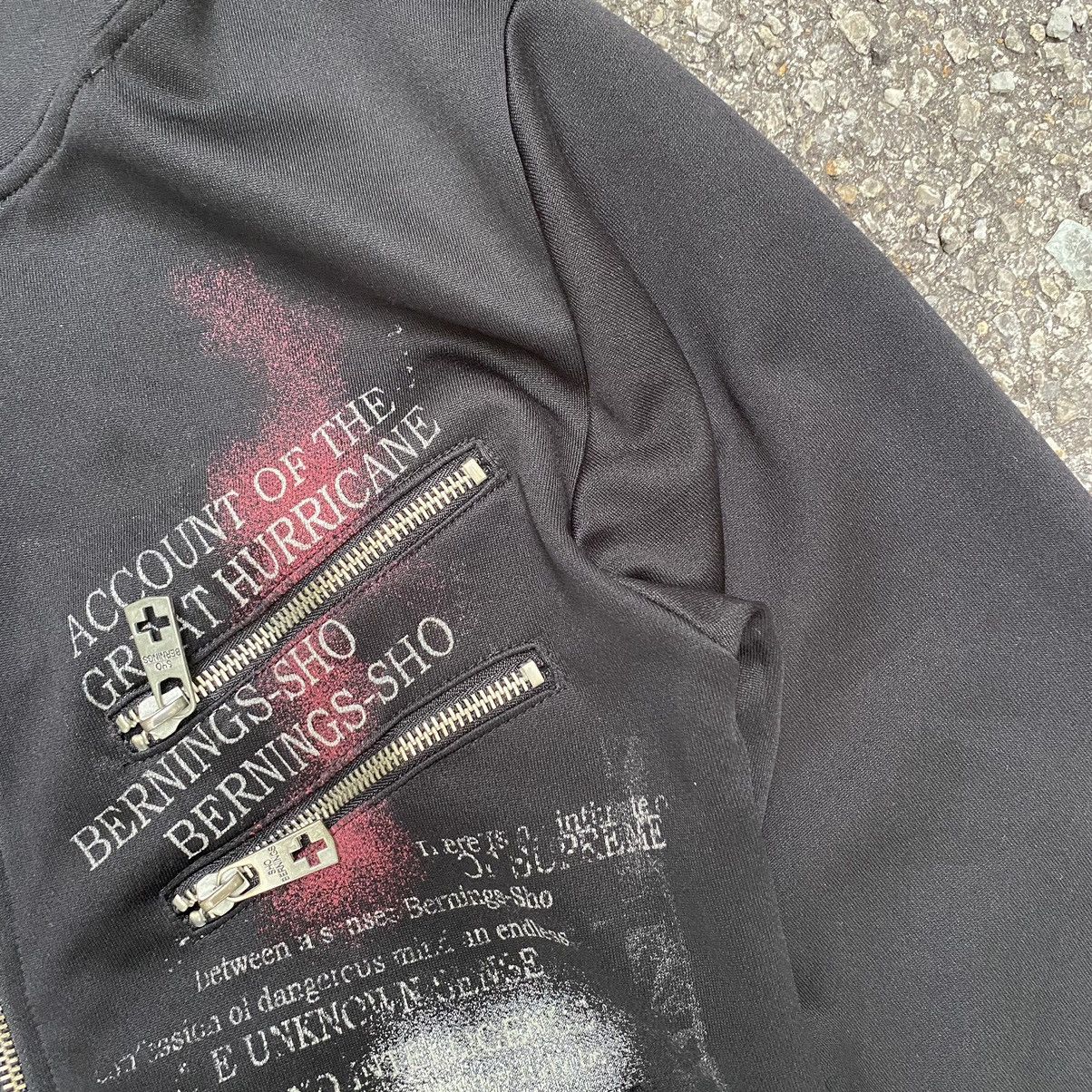 Bernings Sho Black Hoodie Punk Grunge Poem