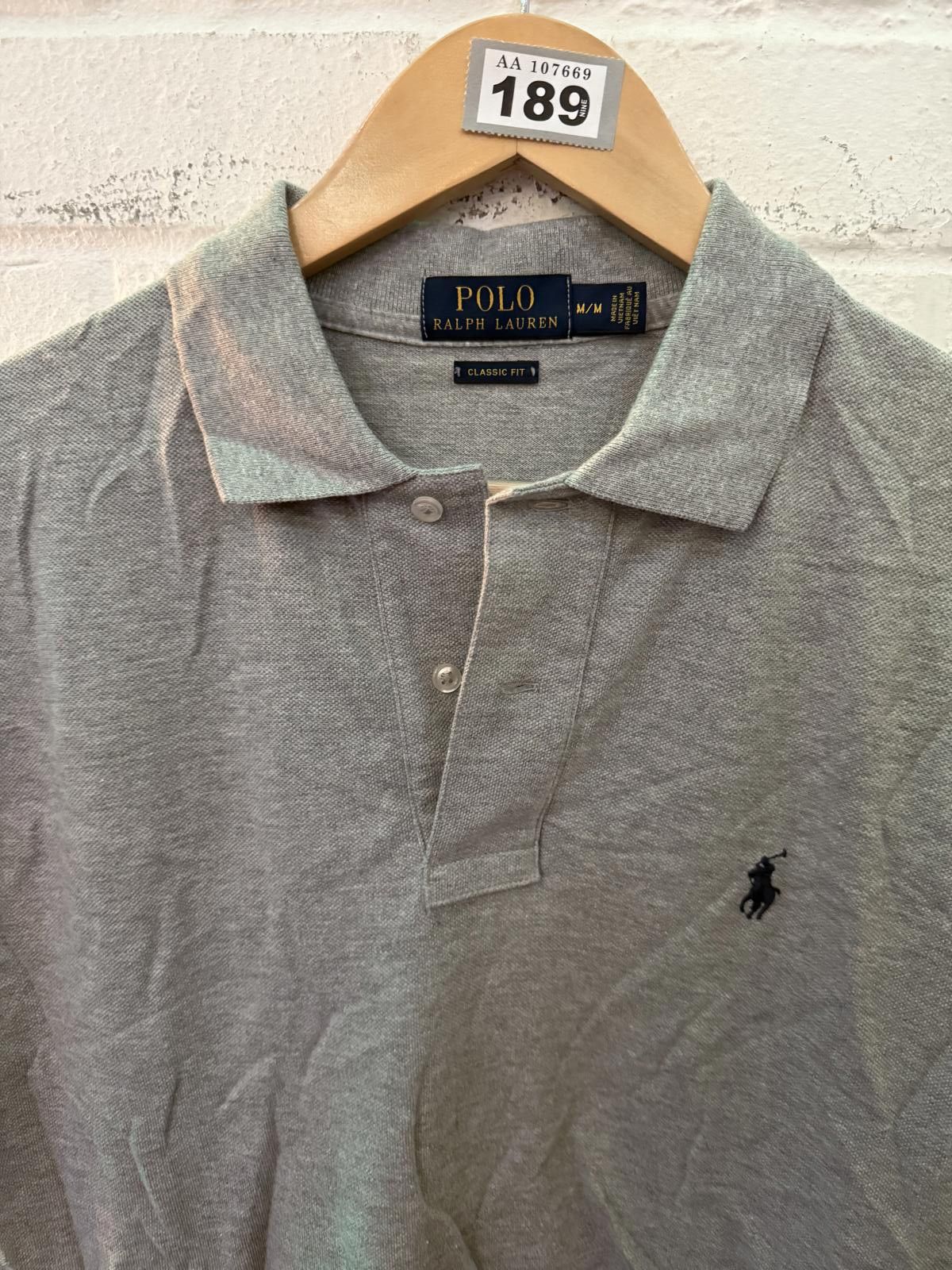 Polo Ralph Lauren Polo Ralph Lauren Classic Fit Men's Polo Shirt Grey Size US M / EU 48-50 / 2 - 3 Thumbnail