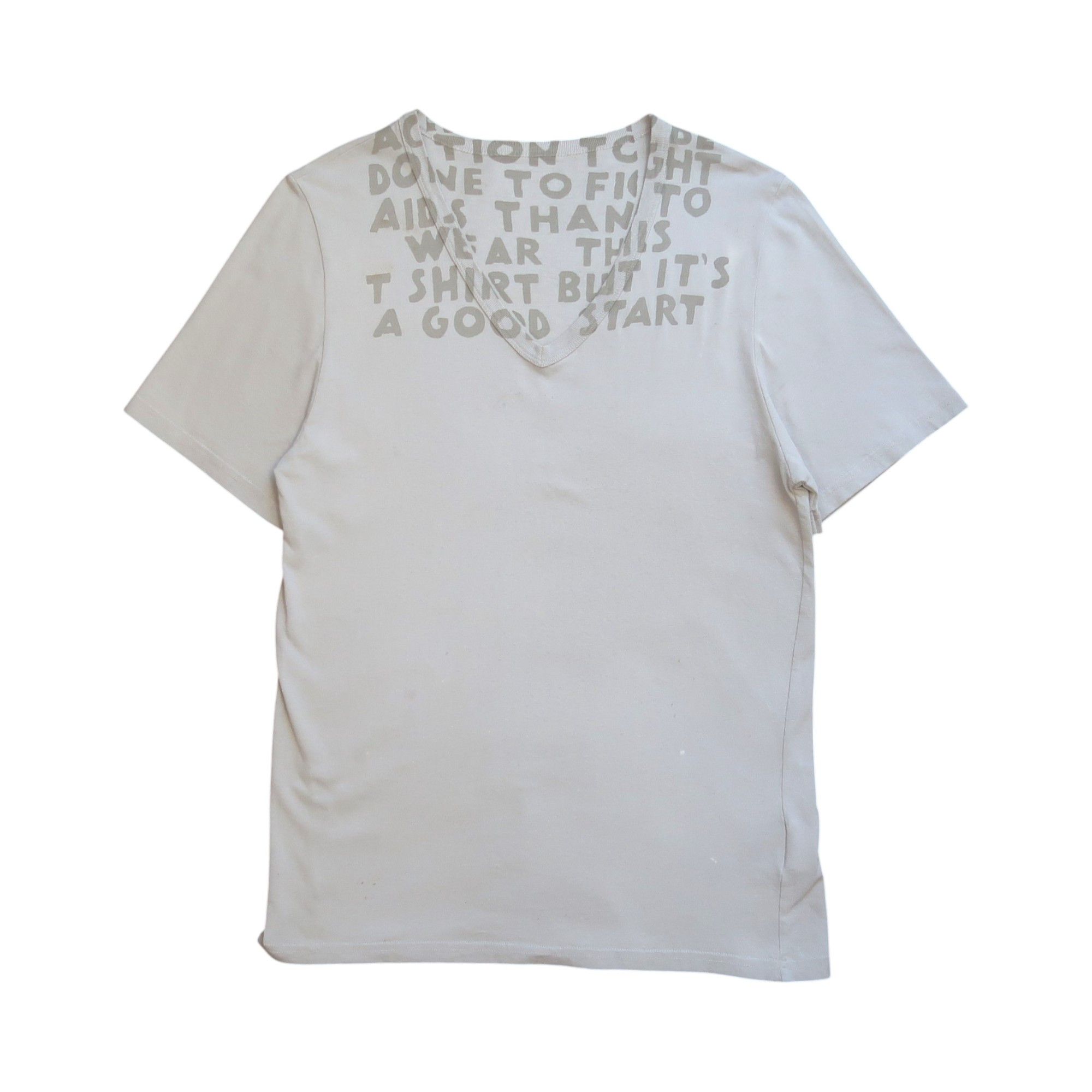 Maison Margiela SS 2011 Aids Awareness Reflective T-Shirt Size US S / EU 44-46 / 1 - 1 Thumbnail
