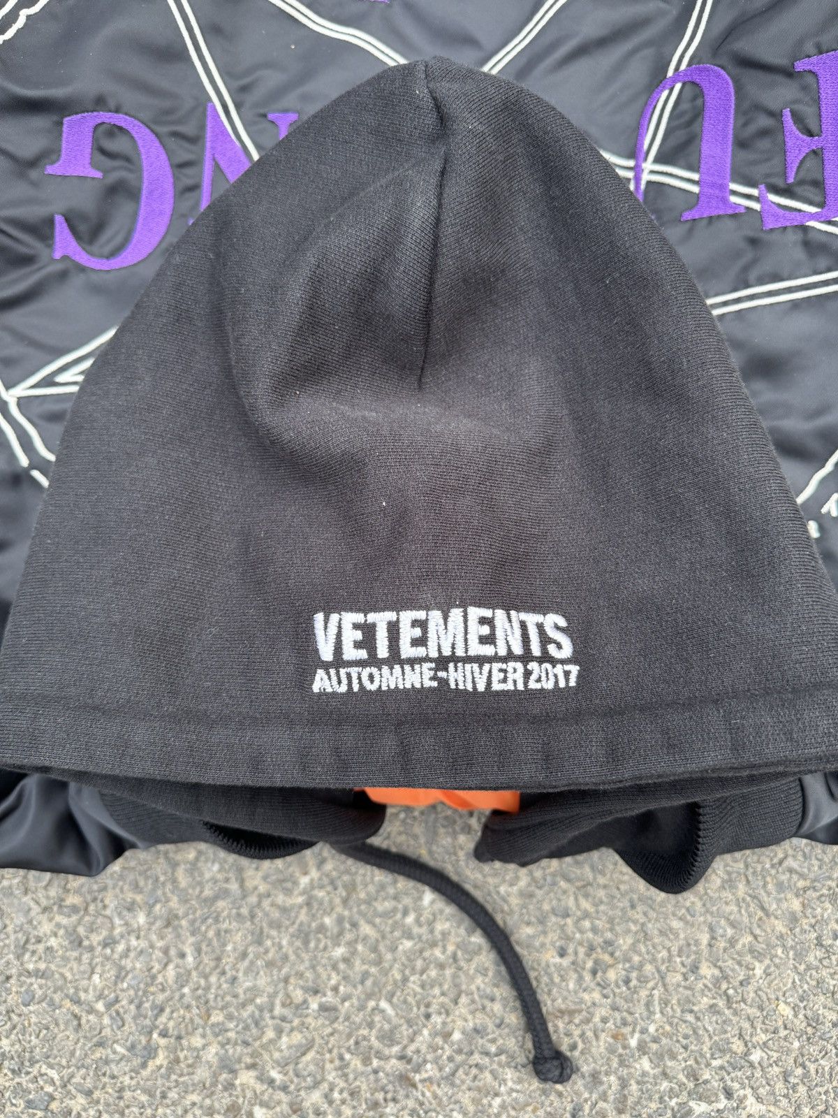 Vetements *RARE* Vetements AW16 Total Fucking Darkness (TFD) Bomber Size US XS / EU 42 / 0 - 6 Thumbnail