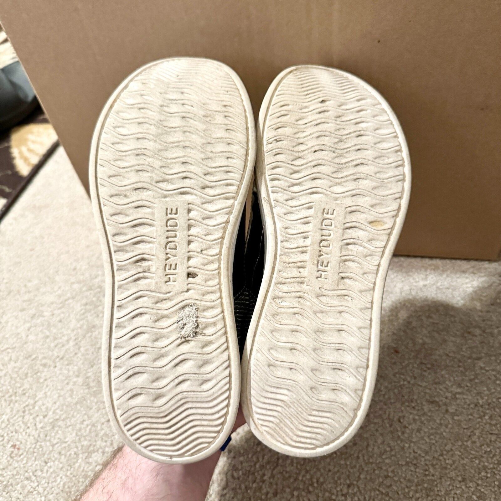 Other Hey Dude Women Size 9 Kenina Sparkling Grey Laced Slip On Size US 9 / IT 39 - 2 Thumbnail