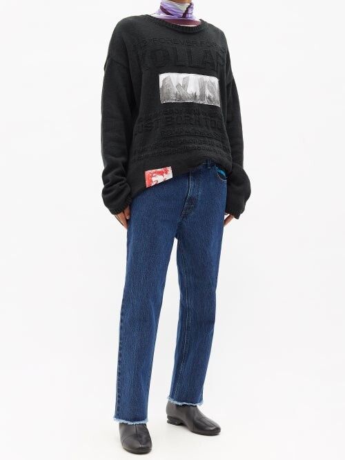 Raf Simons o1y0325 Denim Pant in Blue Size US 31 - 5 Thumbnail