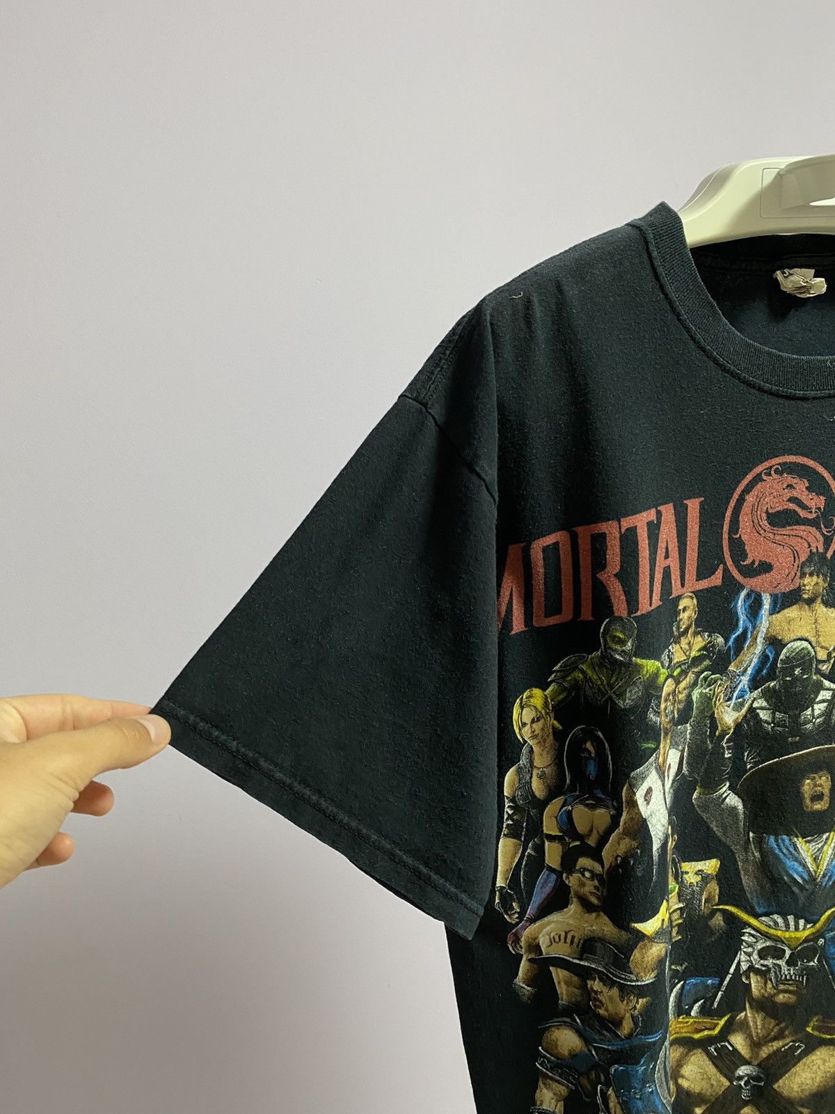 Vintage 🥷🏻 Vintage 90s T Shirt Mortal Combat All Players Size US L / EU 52-54 / 3 - 5 Thumbnail