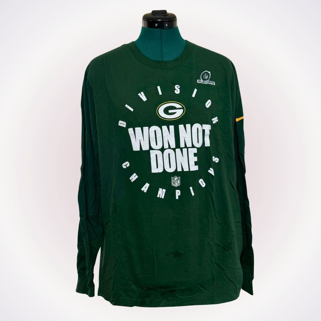 NFL Nike “Won Not Done” Packers Tee | Sz L Size US L / EU 52-54 / 3 - 1 Thumbnail