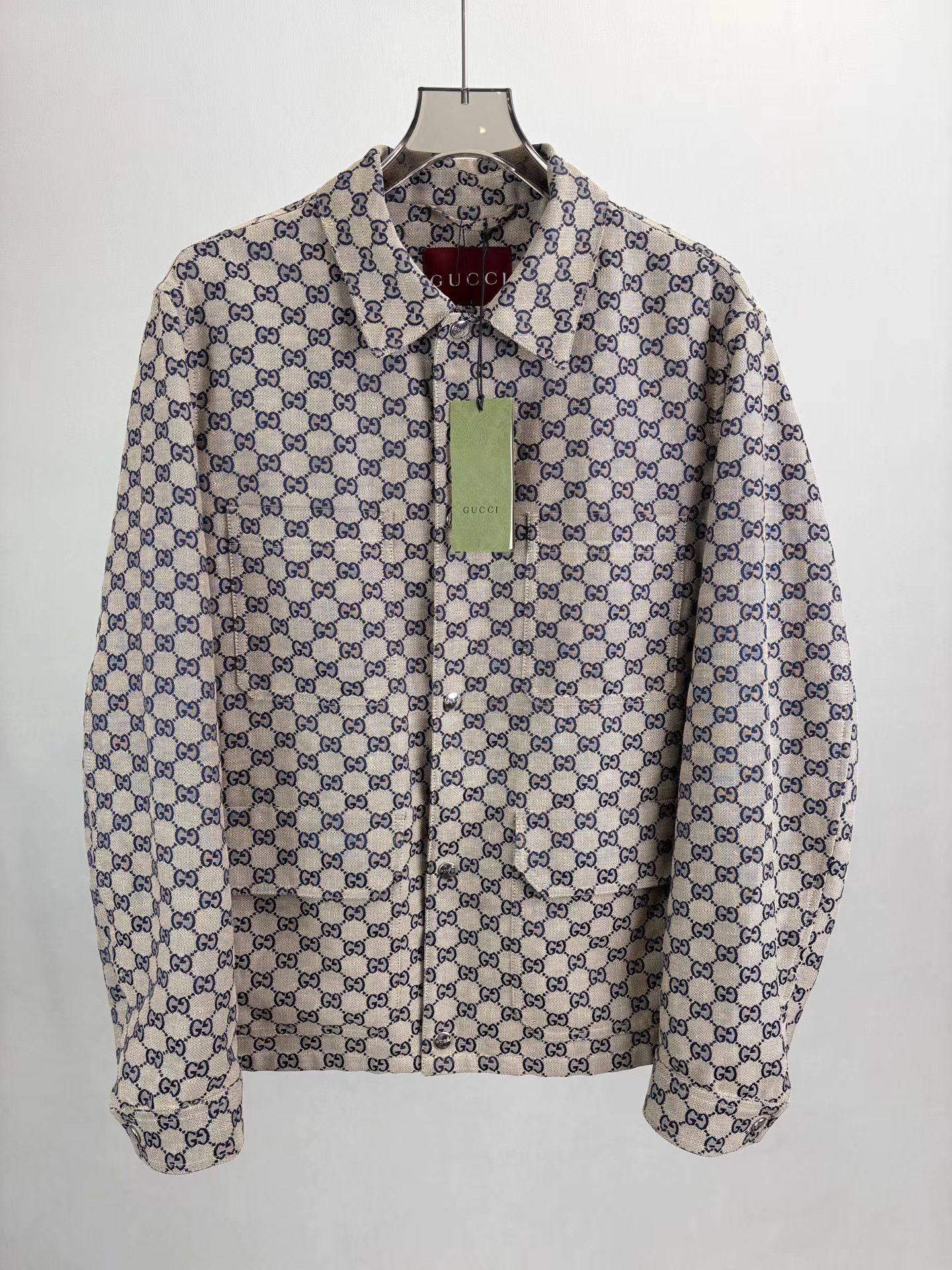 Gucci GUCCI New Brown Double G Jacket Size US M / EU 48-50 / 2 - 1 Thumbnail