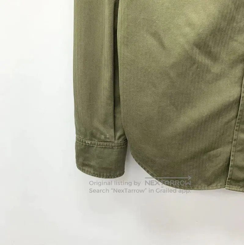 Yves Saint Laurent Saint Laurent Military Green Cotton Shirt . Size S / US 4 / IT 40 - 4 Thumbnail