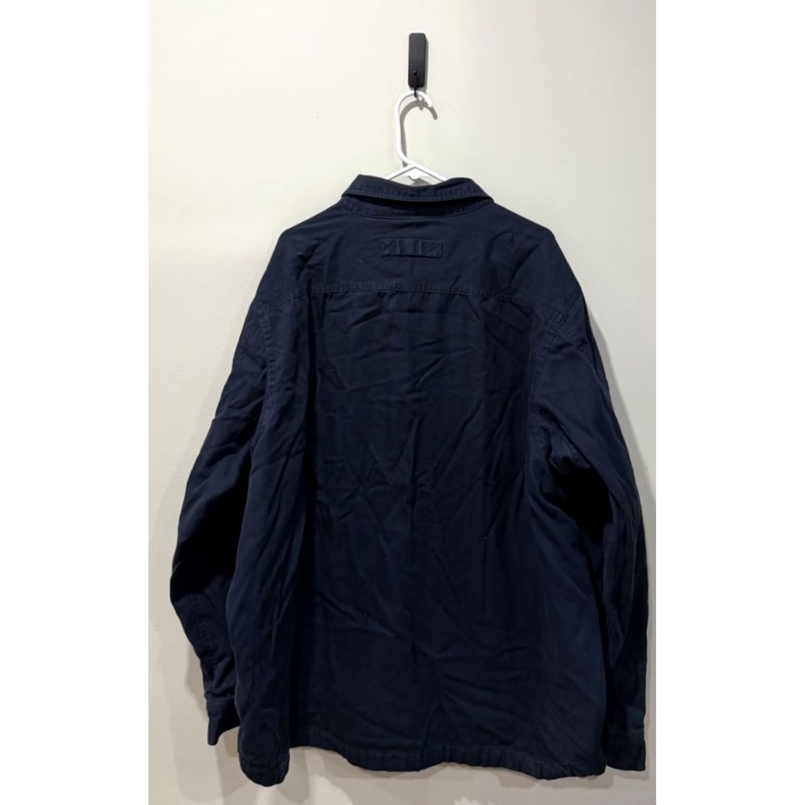 Vintage Duluth Shacket Jacket Mens 4XL Blue Fire Hose Cotton Lined 5 Pockets Snap Front Size US XXL / EU 58 / 5 - 2 Thumbnail