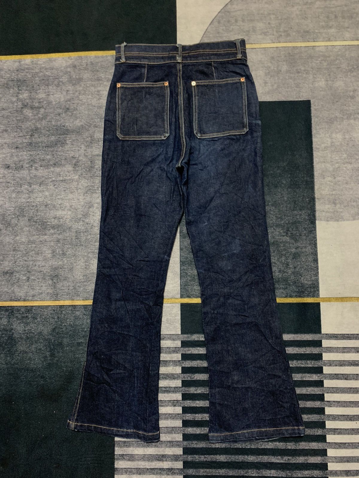 Hysteric Glamour ROSE BUD BOOT CUT DENIM PANTS Size US 27 - 3 Thumbnail