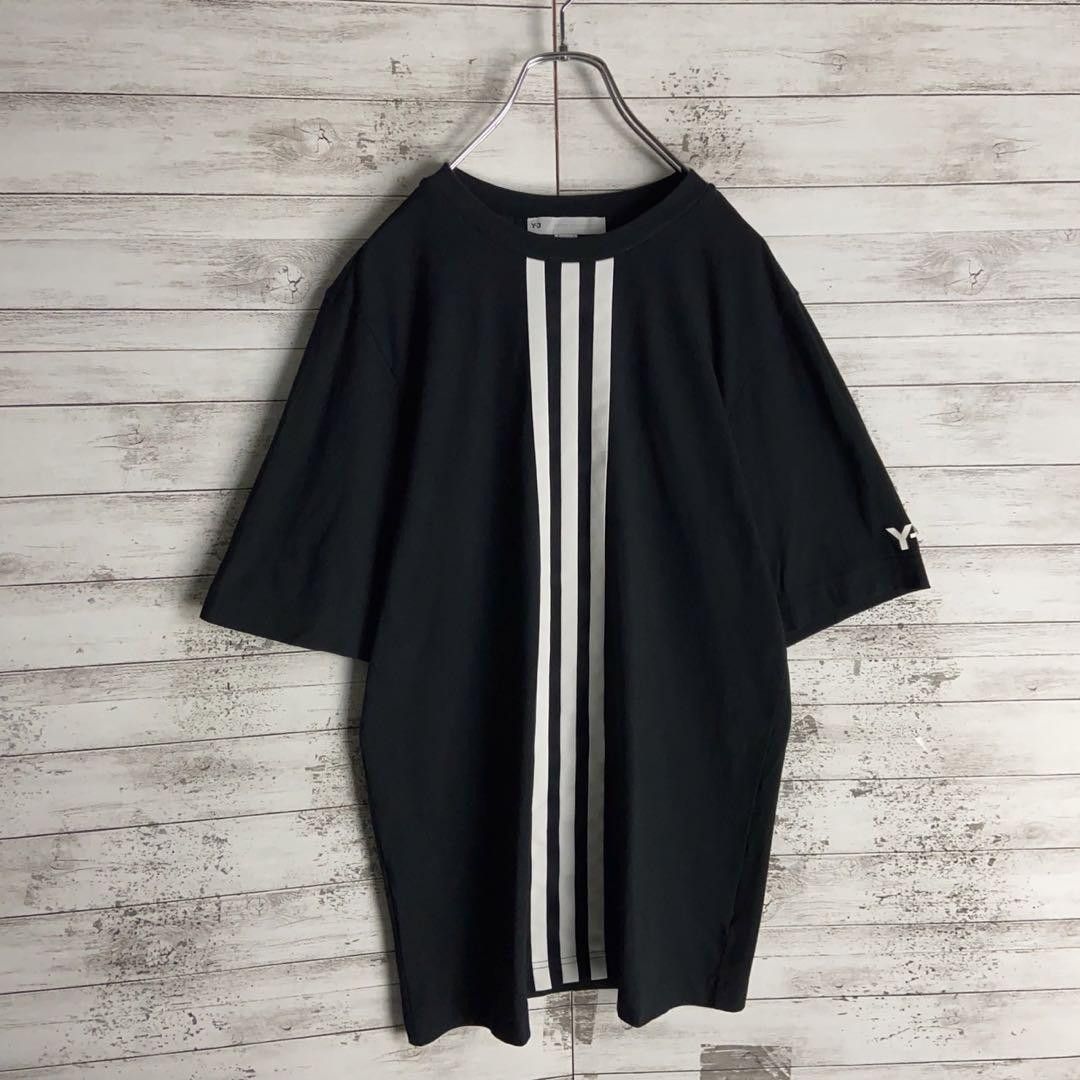 Yohji Yamamoto yohji yamamoto pour homme Y-3 one point logo striped t-shirt Size US L / EU 52-54 / 3 - 2 Thumbnail