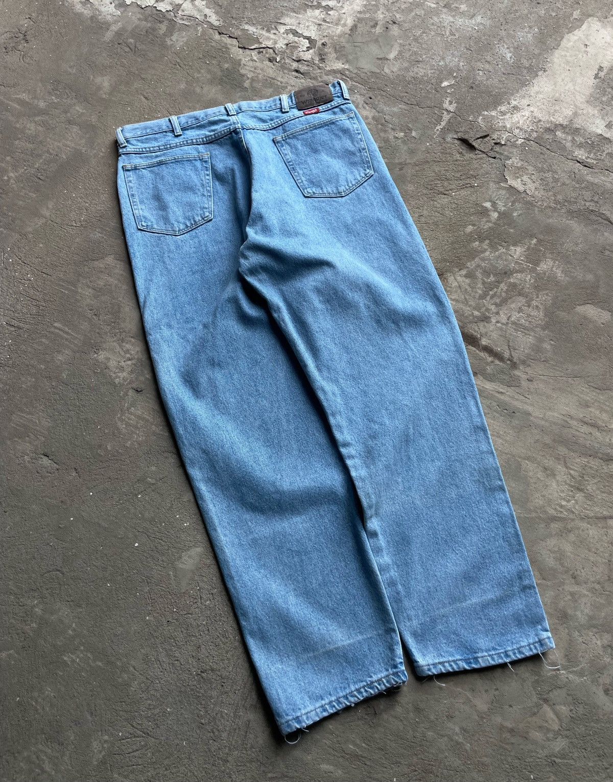 Carhartt × JNCO × Wrangler Vintage Wrangler Perfect Washed Baggy Pants Carhart Style Size US 36 / EU 52 - 6 Thumbnail